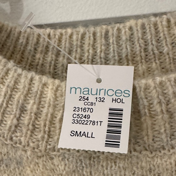 Maurices Cream Knit Sweater - Picture 2 of 2